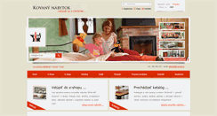 Desktop Screenshot of kovany-nabytok.sk